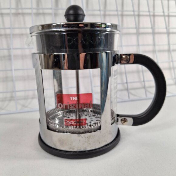 Bodum The Original French Press, Stainless Steel,600 ml, 20 oz, Chubby Style New - Picture 4 of 10